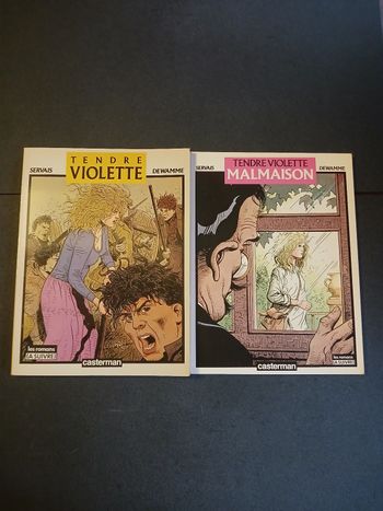 Lot de 2 bd tendre violette 1 et 2