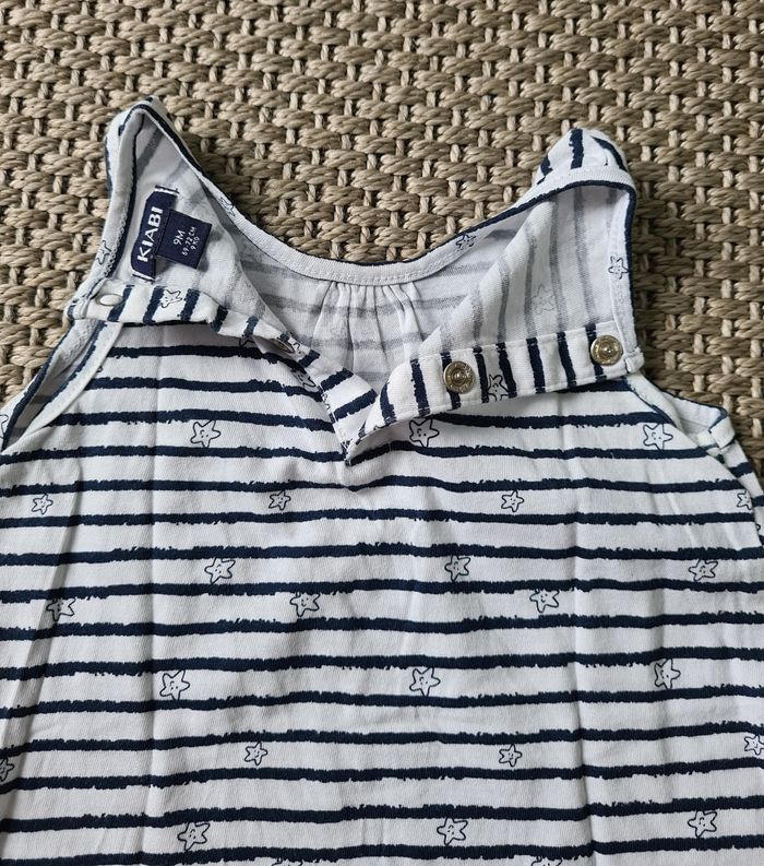 Robe à rayures marine - 9 mois - photo numéro 5