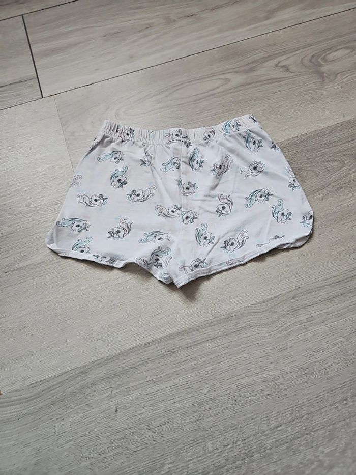 Short en coton fille 5/6 ans zeeman Licorne - photo numéro 3
