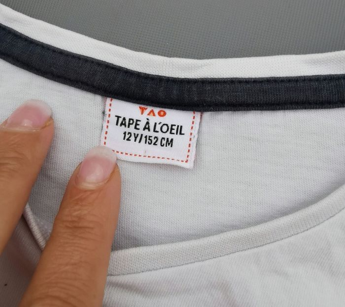 Tee-shirt MC 12 ans garçon Tape à l oeil - photo numéro 3