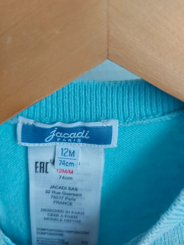 Pull chat jacadi 12 mois très bon état - photo numéro 3