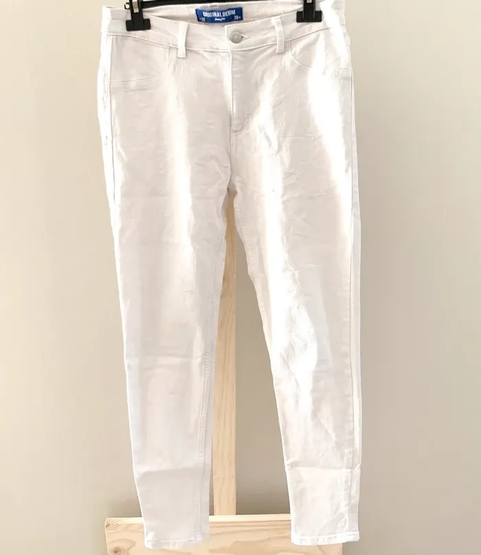 🤍 Jean blanc Jennyfer Original Denim – Taille 38 🤍