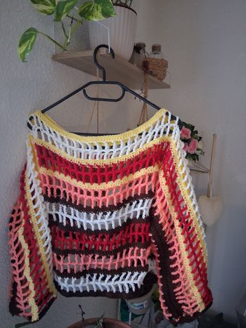 Pull filet fait main