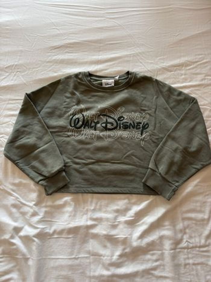 Top/pull manche longue kaki Disney