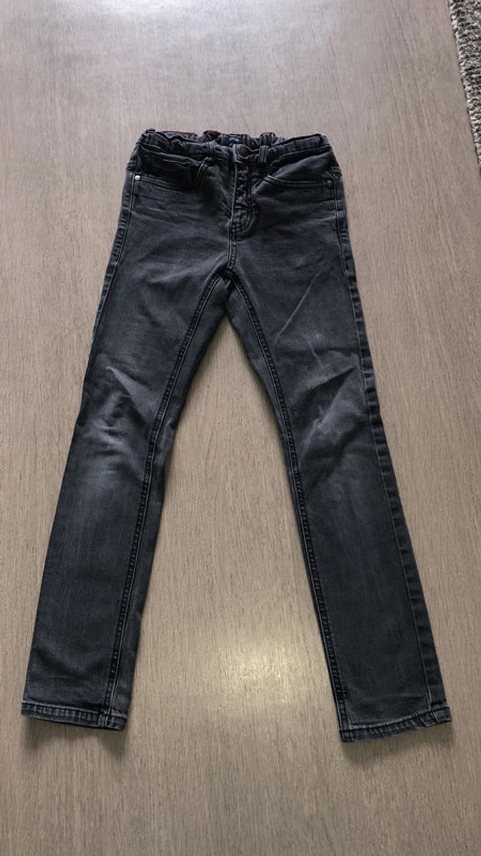 Jeans gris noir skinny fit
