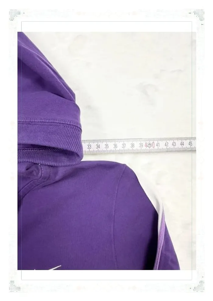 Nike veste de survêtement violet femme taille S coton élasthanne - photo numéro 5