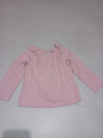 Joli manches longues Rose 23 mois