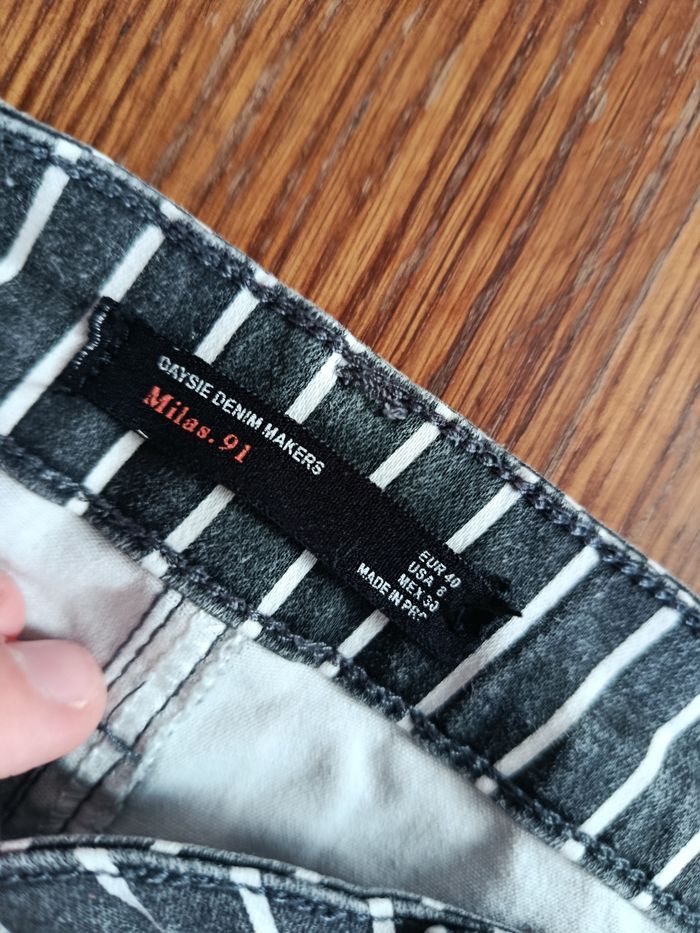 pantalon a rayure - photo numéro 2