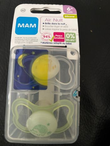 Sucette mam neuve 6 +