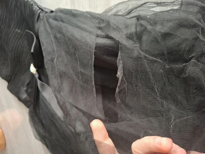 Robe de fêtes noire 4 ans - photo numéro 4