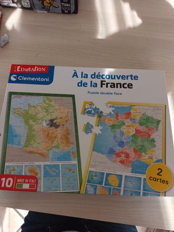 Puzzle carte de France 