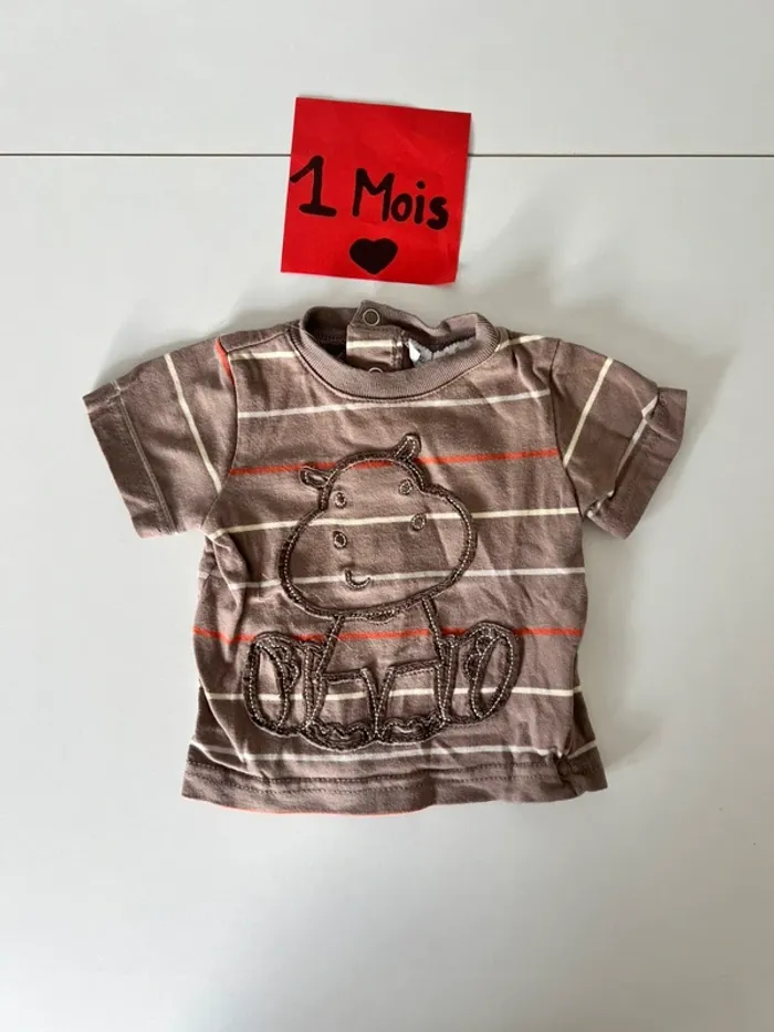 Tee shirt 1 mois