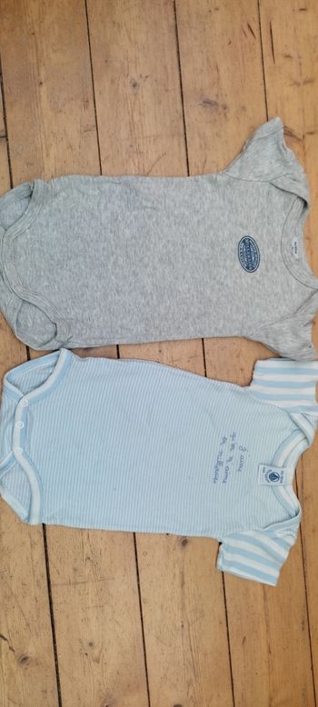 Lot bodies petit bateau 3 mois