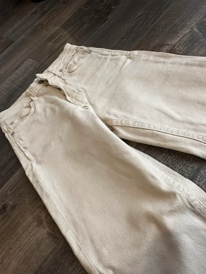Jean mom beige - photo numéro 3