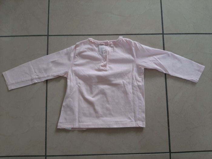 Lot de 4 tee shirts manches longues fille 18 mois - photo numéro 3