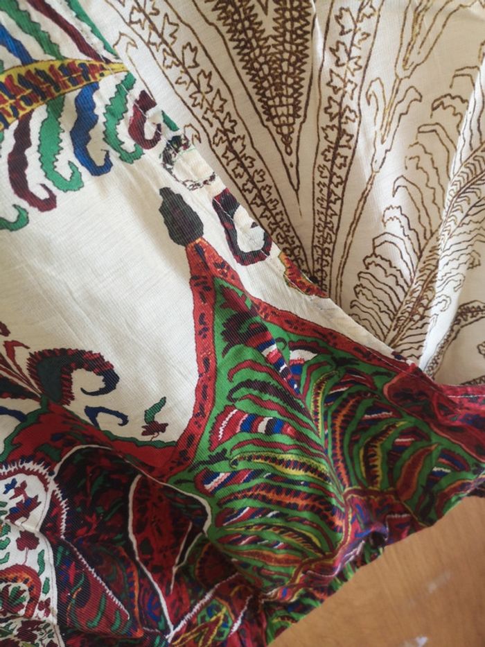Blouse colorée courtes manches Desigual M - photo numéro 6