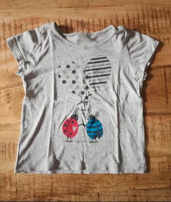 Tee-shirt courtes manches coccinelles 2-3 ans Esprit