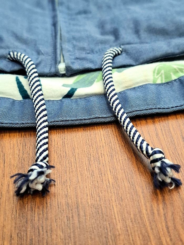 Veste coupe-vent à capuche Petit Béguin – 24 mois – bleu – enfant / bébé - photo numéro 5