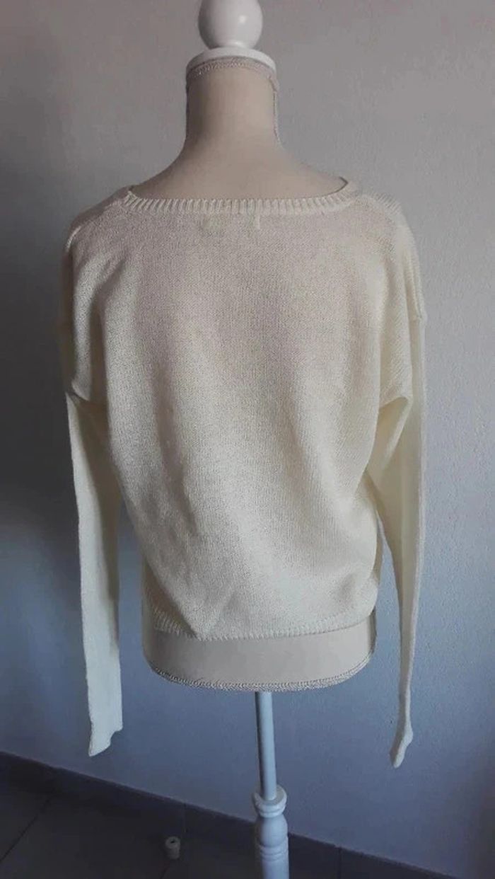 Pull tout neuf avec strass - photo numéro 3