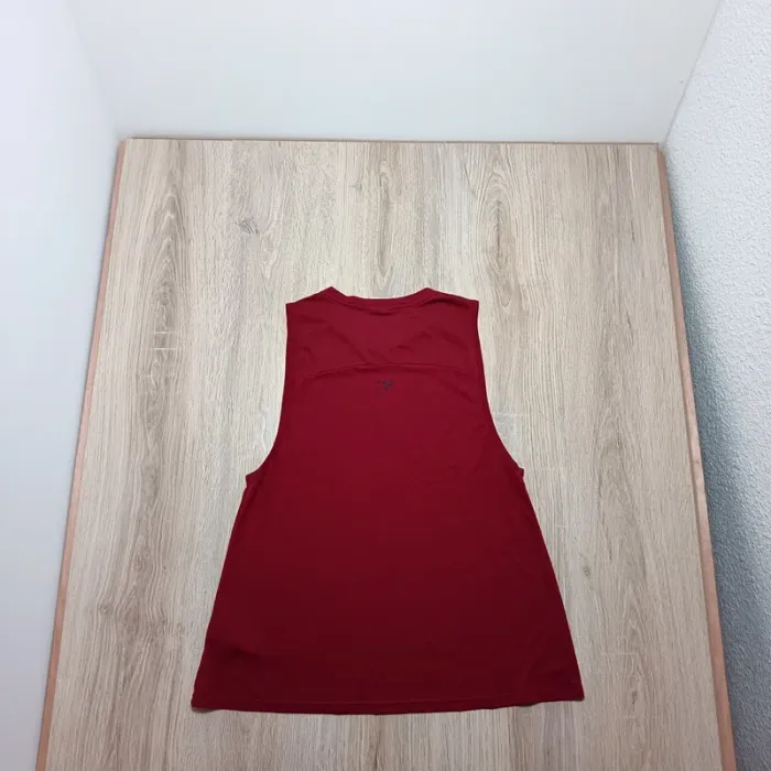 Teeshirt gymshark homme L rouge bordeaux débardeur - photo numéro 5