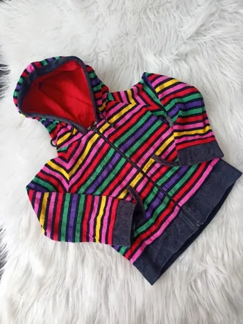 Sweat rayé multicolore à capuche tout doux Women's secret 2 ans