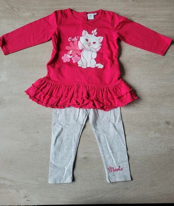 Ensemble marie aristochat, taille 18 mois