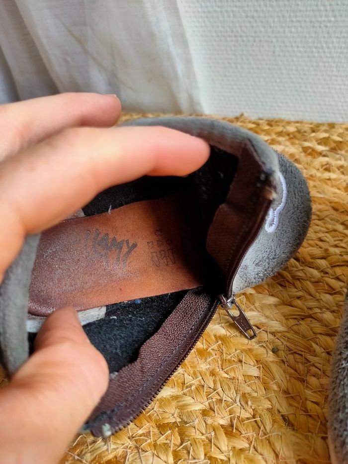 Chaussons gris Bellamy  taille 24 - photo numéro 8