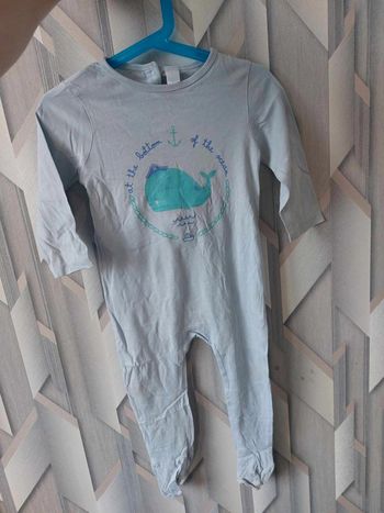 pyjama bleu ciel leger