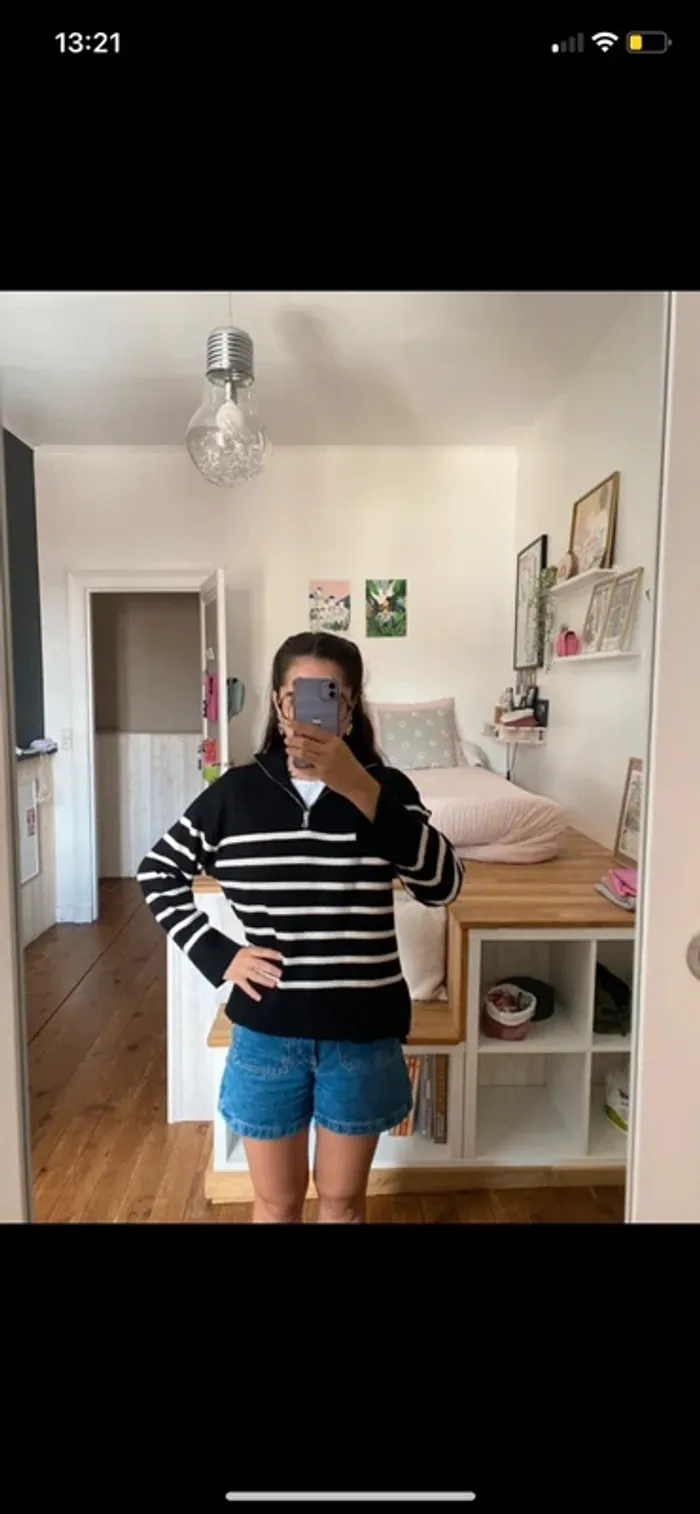 Pull col camionneur Zara - photo numéro 5