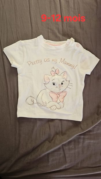 Tee-shirt Disney bébé fille 9-12 mois