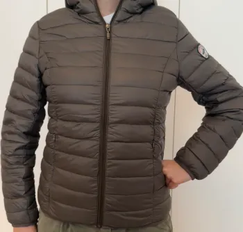Doudoune à capuche Back to Alaska doublure polaire couleur marron taille S neuf avec etiquette.