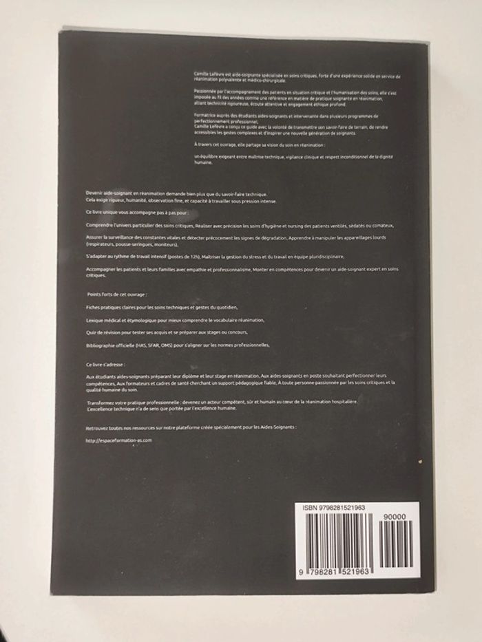 Livre aide soignante en Réanimation - photo numéro 2