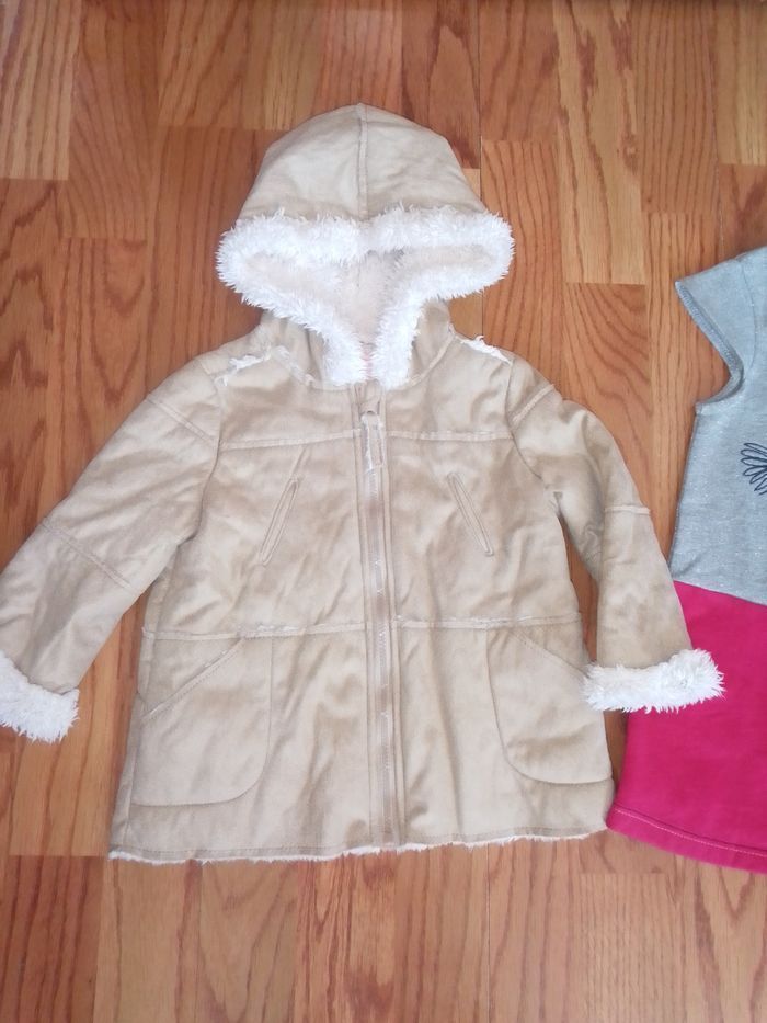 Lot 18 mois Neuf manteau mi saison/robe DPAM - photo numéro 2