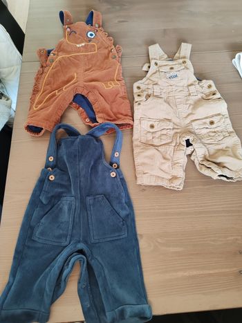 Lot de salopettes 6 mois