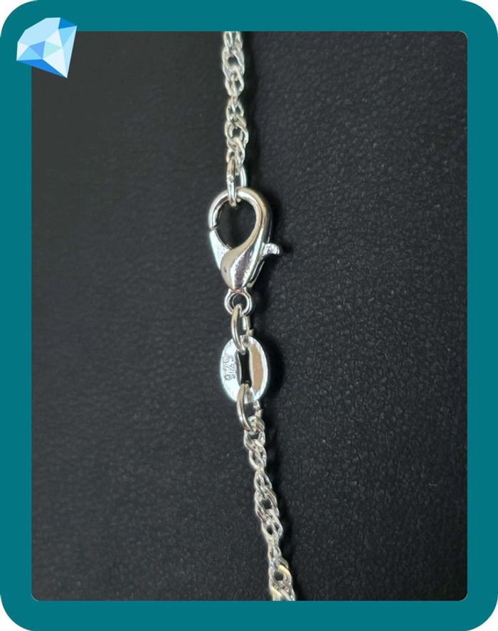 Collier maille Torsadé 1,6mm 45cm - photo numéro 5