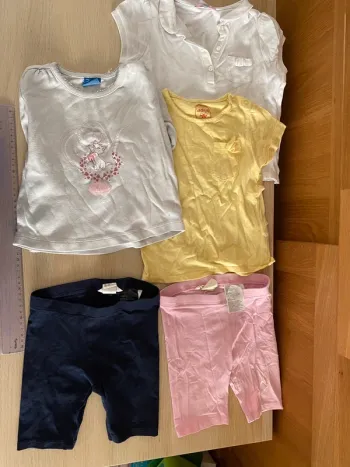 Ensemble fille 3 4 ans sergent major t-shirt Disney Marie aristochats legging short bermuda