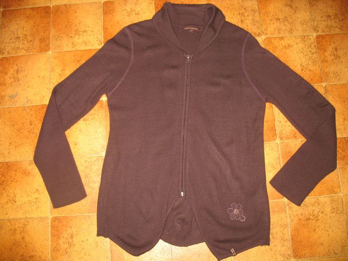 GILET VIOLET "TERRE DE MARINS" - TAILLE 3 - n°01 - photo numéro 3