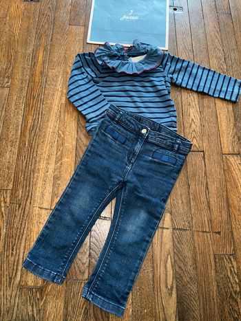 Haut et jeans Jacadi 24 mois