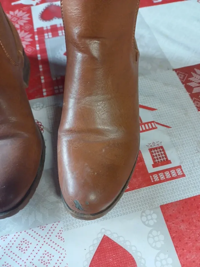 Bottines 38 camel - photo numéro 2