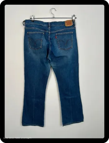 Jean Levi's Femme 515 Bootcut Marine | W32 FR42 | Très Bon État | BP107