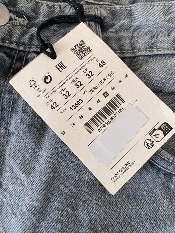 Jean baggy taille 42