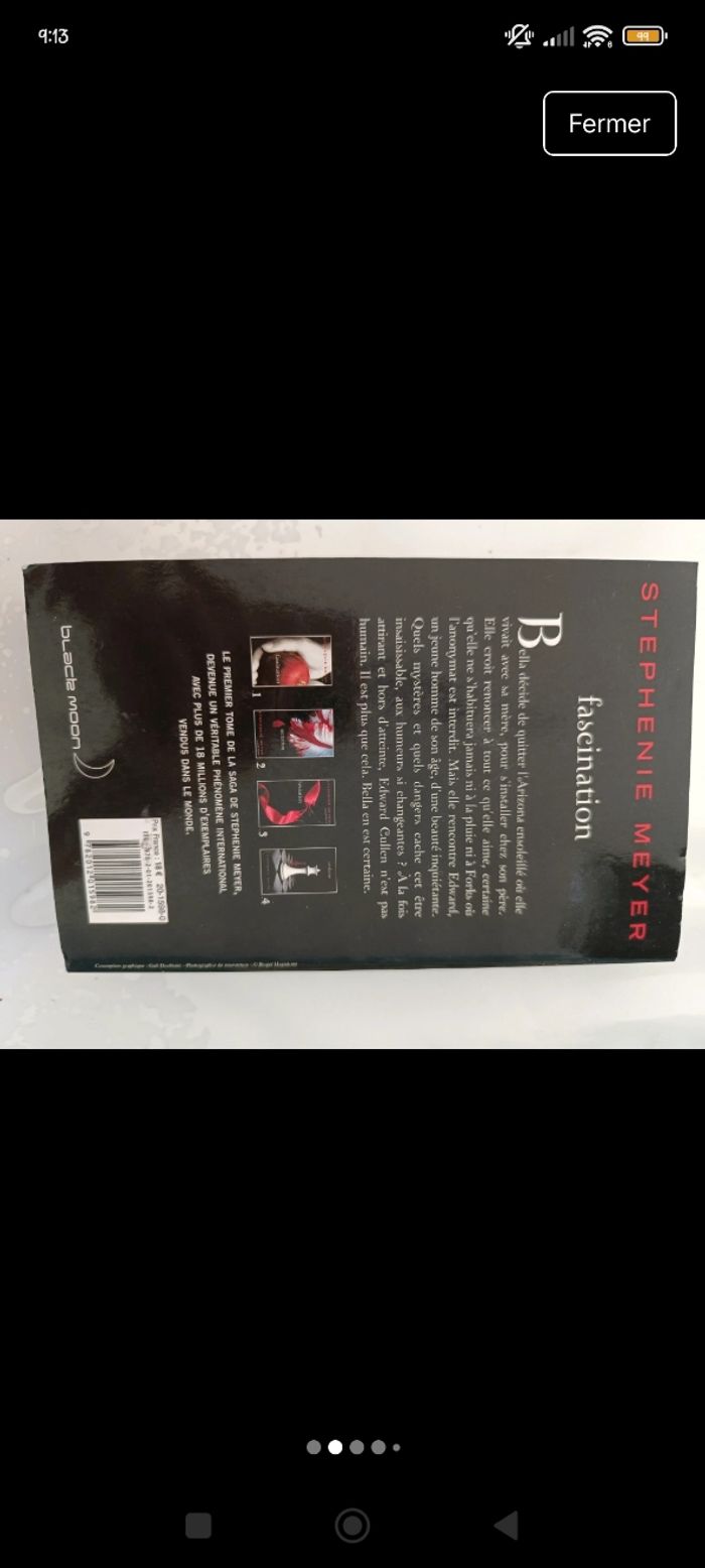 Livre fascination tome un - photo numéro 4