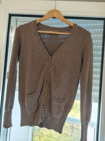 Gilet marron Zara femme taille M