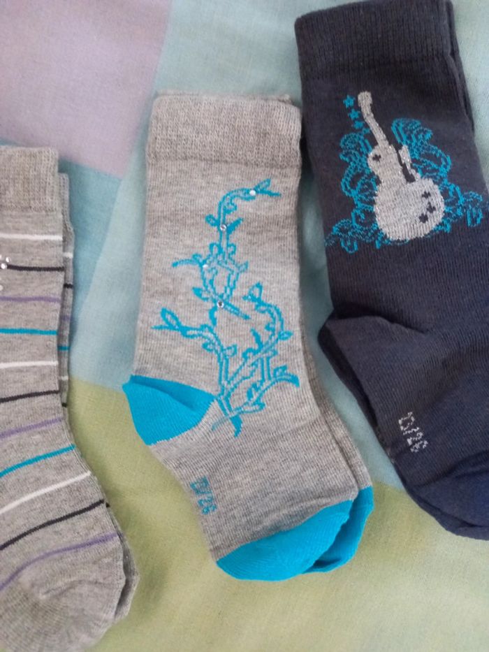 3paires de chaussettes 2/3ans - photo numéro 3