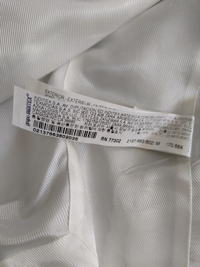 Zara blazer gris M - photo numéro 6