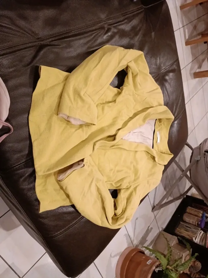 Blazer Promod taille 38 jaune veste