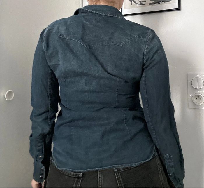 Chemise en jean Ralph Lauren – Taille S - Bleu denim - vintage - photo numéro 5