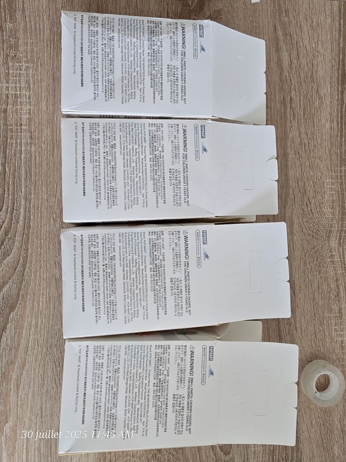 Lot de 4  Labubu RÉSERVÉES pour Mandy L - photo numéro 4