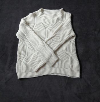 Pull en laine blanc