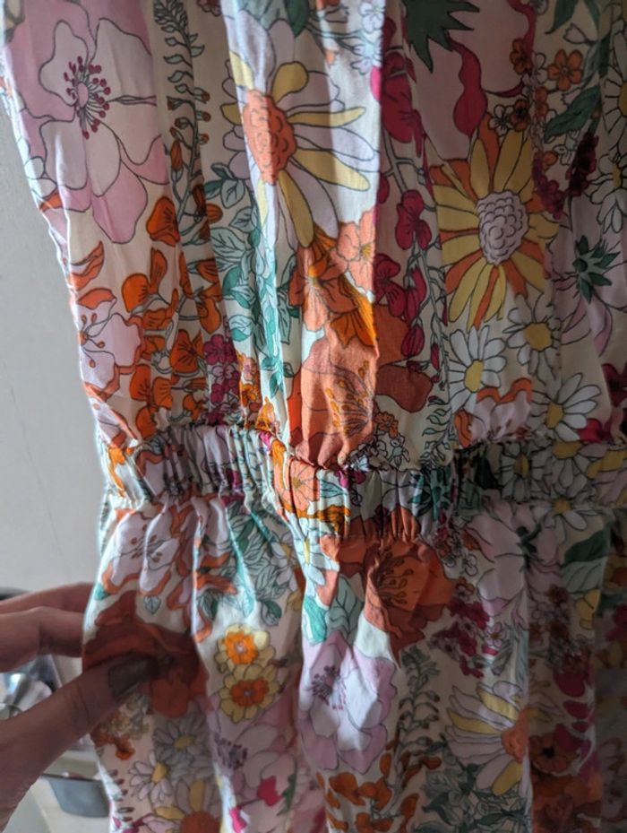 Robe a fleurs multicolores - photo numéro 2